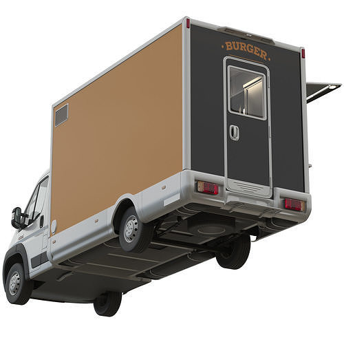 RAM PROMASTER Food Truck 3D model view 3