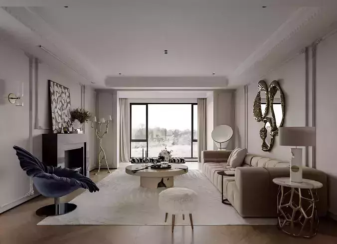 Apartment interior scenes        3D model