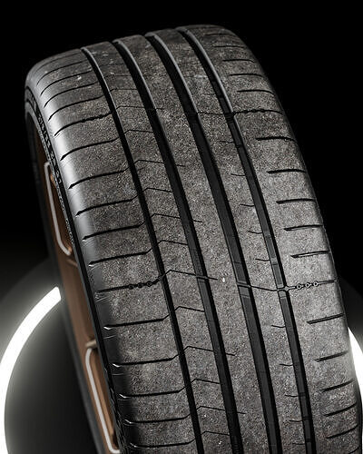 MICHELIN Pilot Sport S 5 275 35 R21 103Y 3D model view 3