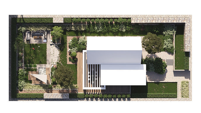 Archexteriors vol 40 - collection of architectural templates 3D model view 3