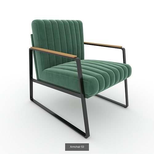 Collection Armchair 18 3D Model Pack view 3