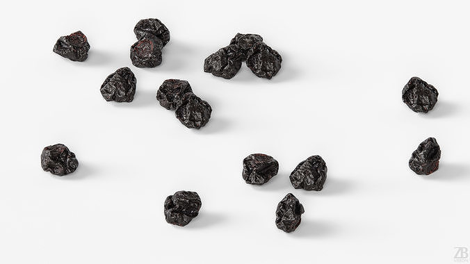 Blueberry 3D model view 3