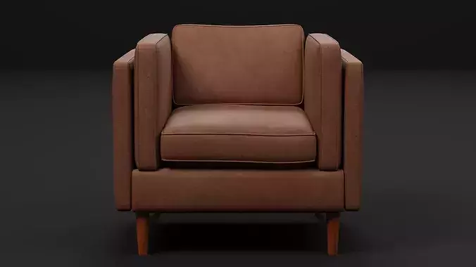 Modern Armchair and Accent Collection 02 - 10 Style Variant Pack Low-poly 3D model view 3