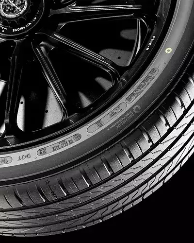 MICHELIN Primacy 5 245 40 R21 3D model view 3